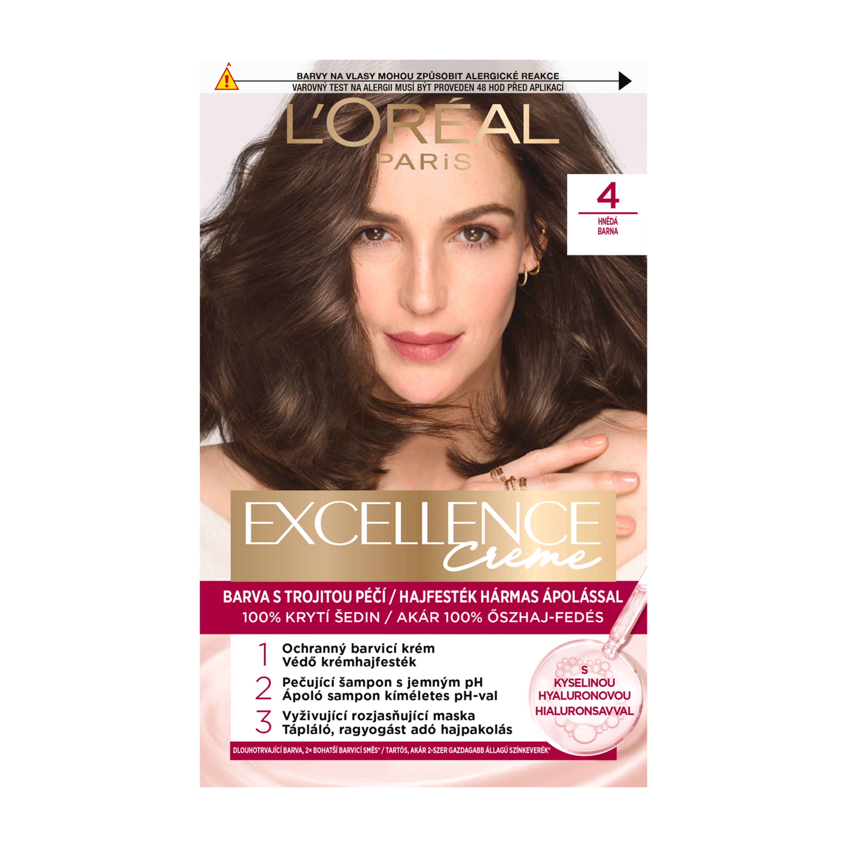 L'ORÉAL PARiS EXCELLENCE Creme 4 Châtain Moyen