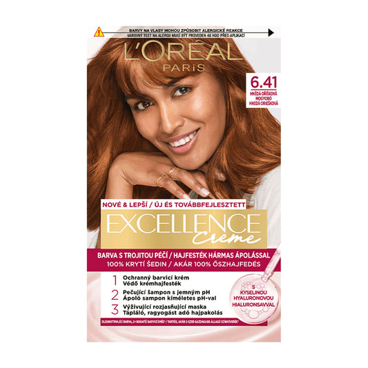 Loreal Paris Excellence 6.41 Hazelnut permanent hair color