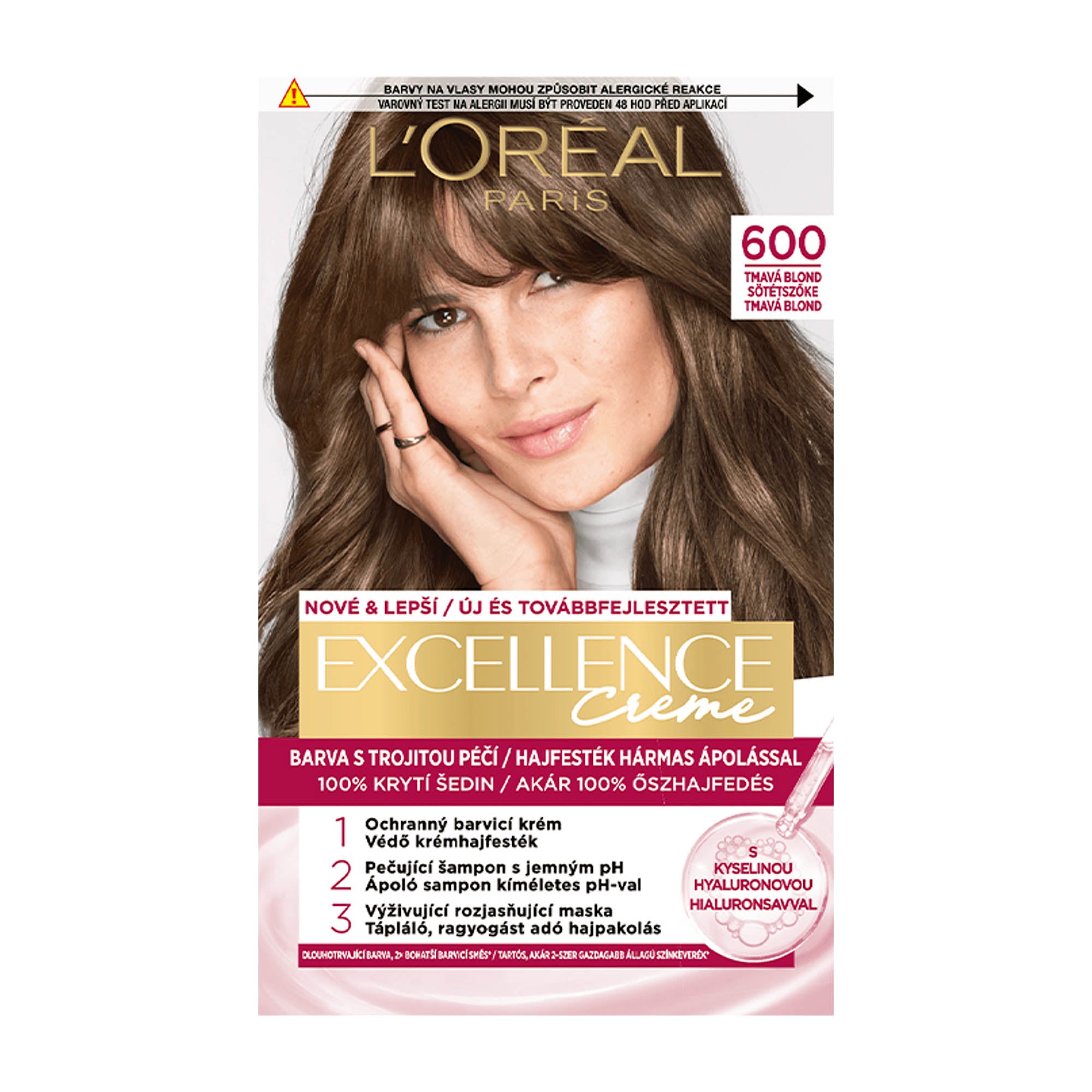 Loreal Paris Excellence 600 Dark Blonde permanent hair color