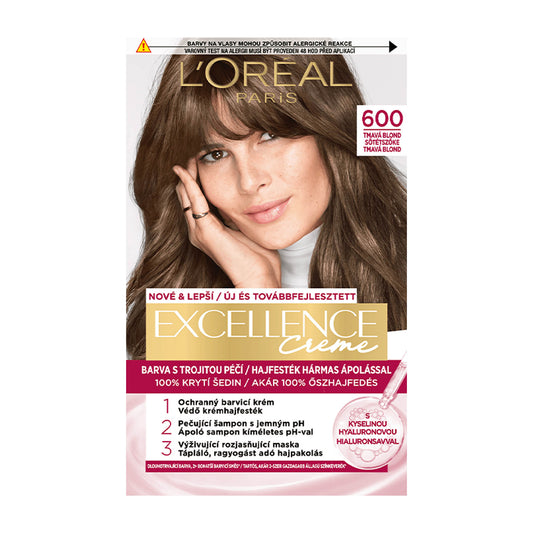 Loreal Paris Excellence 600 Dark Blonde permanent hair color