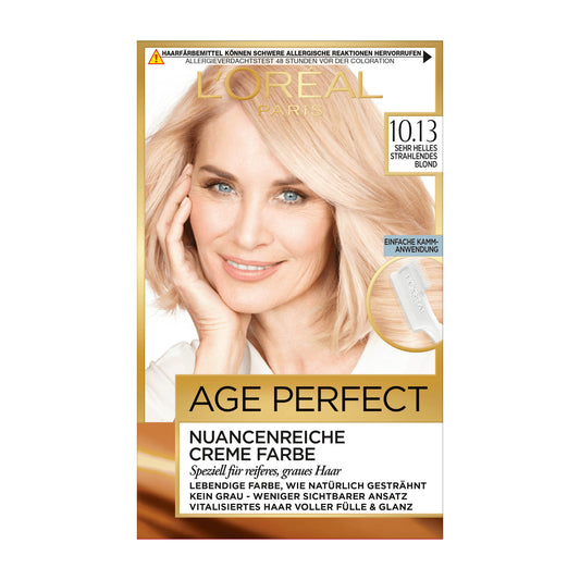 Loreal Paris Excellence Age Perfect 10.13 Very Light Radiant Blonde permanent hair color