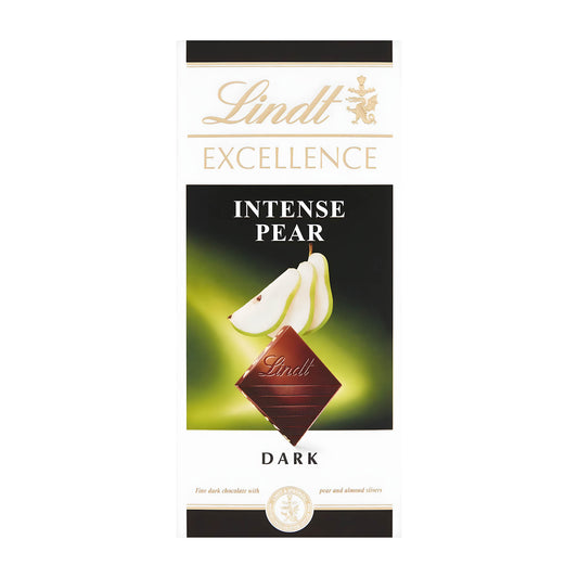 Lindt Excellence Tafelschokolade Intense Birne Zartbitter, 100 g