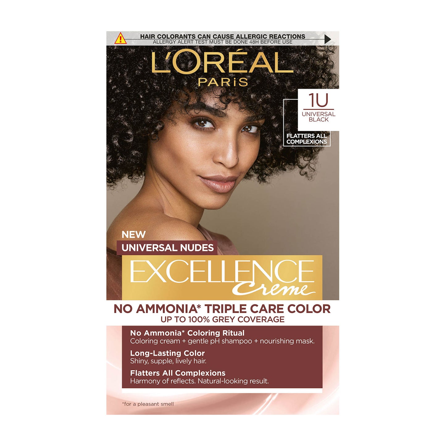 Loreal Paris Excellence Universal Nudes 1U Schwarz Haarfarbe