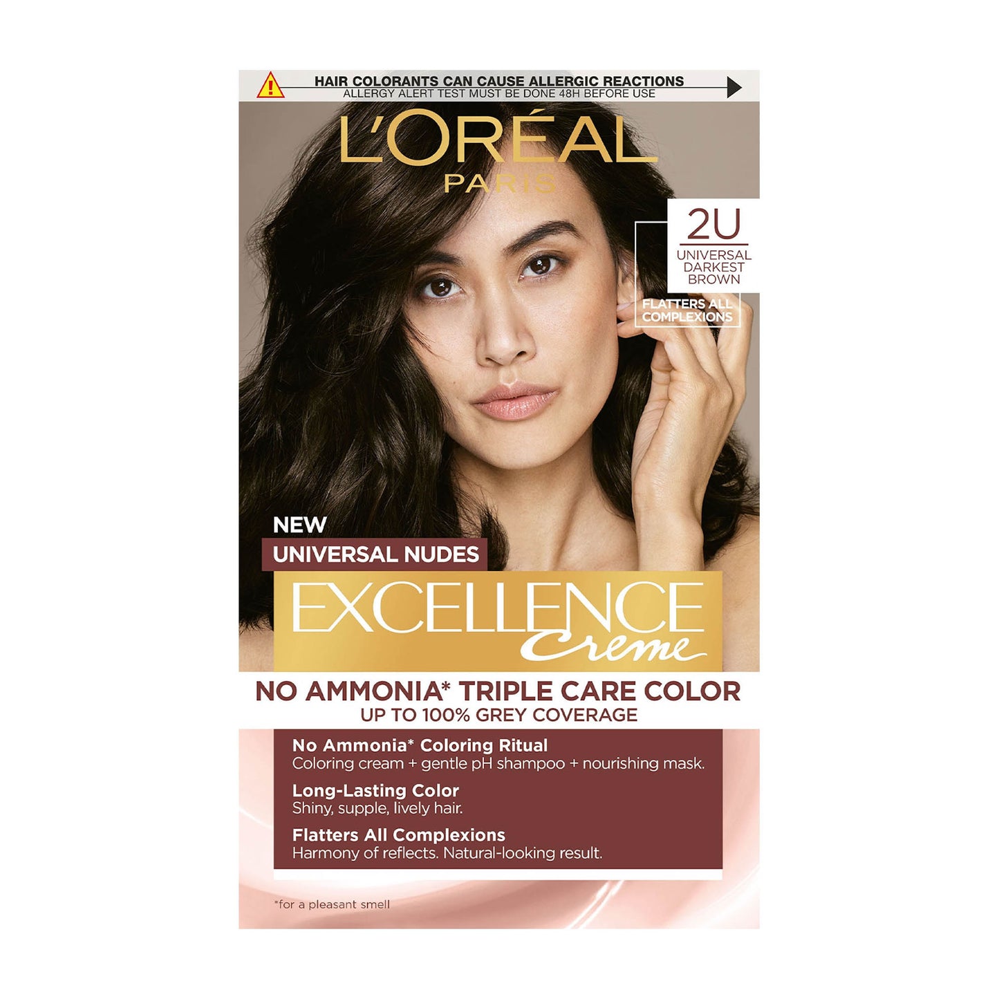 Loreal Paris Excellence Universal Nudes 2U Dunkelstes Braun Haarfarbe