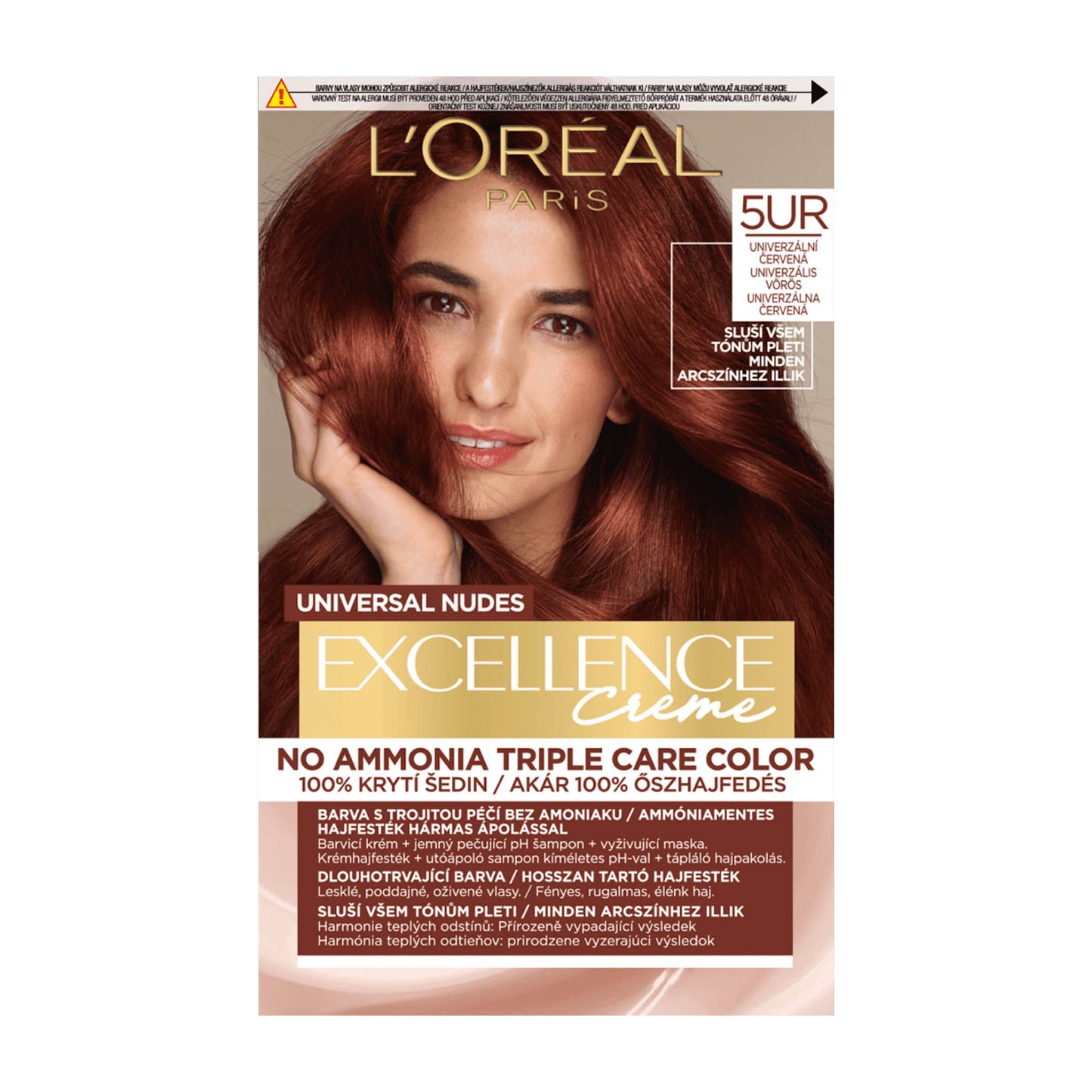 Loreal Paris Excellence Universal Nudes 5UR Red Haarfarbe