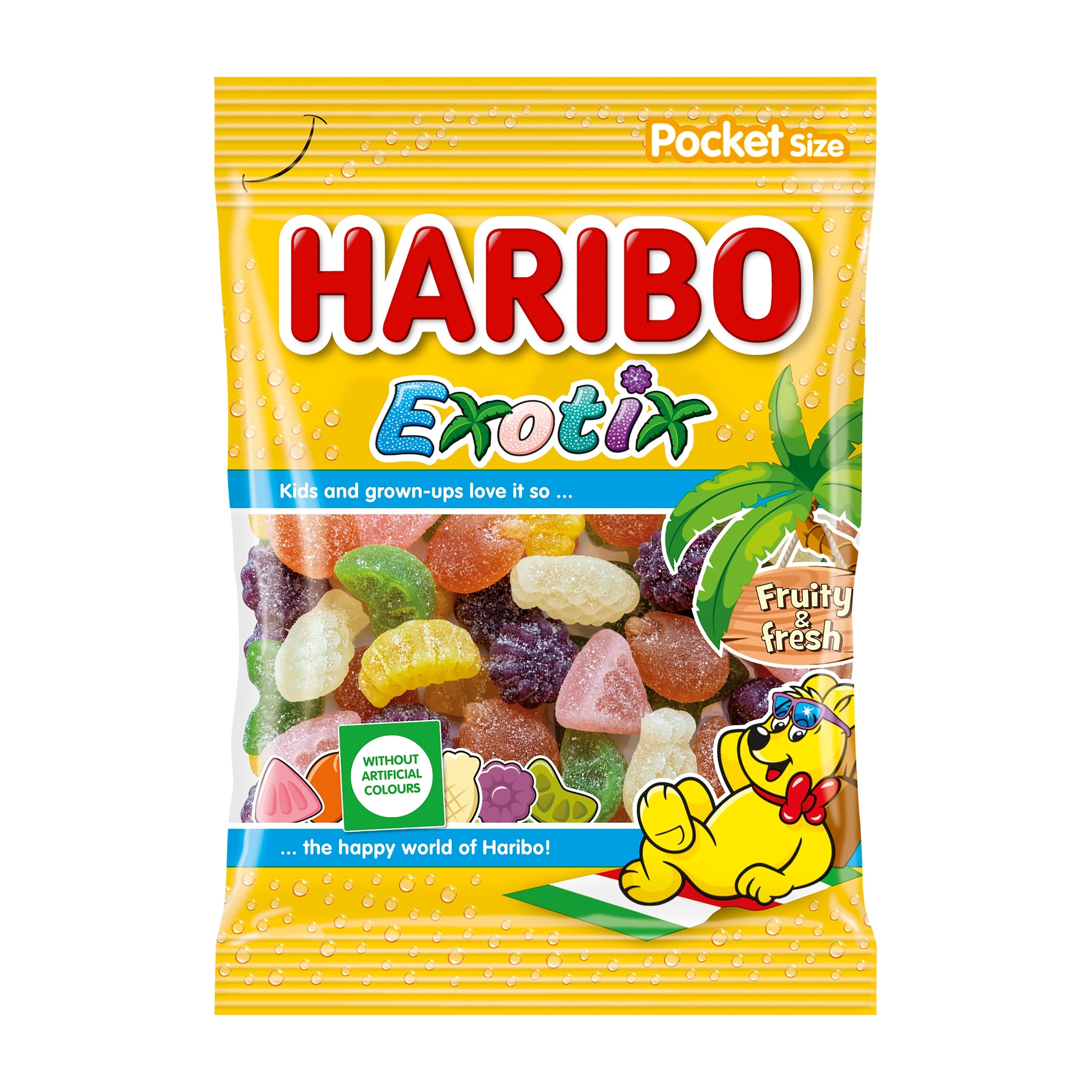 Haribo Bonbons gélifiés Exotix, 80 g