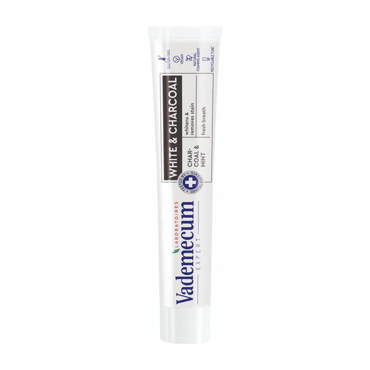 Vademecum Expert white & charcoal toothpaste, 75 mL