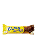 A Nestlé Balaton Express chocolate and caramel cocoa bar in a yellow wrapper.