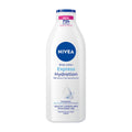 Nivea Express Hydration body lotion bottle on a white background