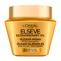 L'Oreal Paris Elseve Extraordinary Oil Hair Mask jar on a white background.