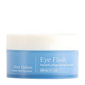 Jar of Pem Delian Eye Flash Peptide and collagen hydrogel eye patches on a white background