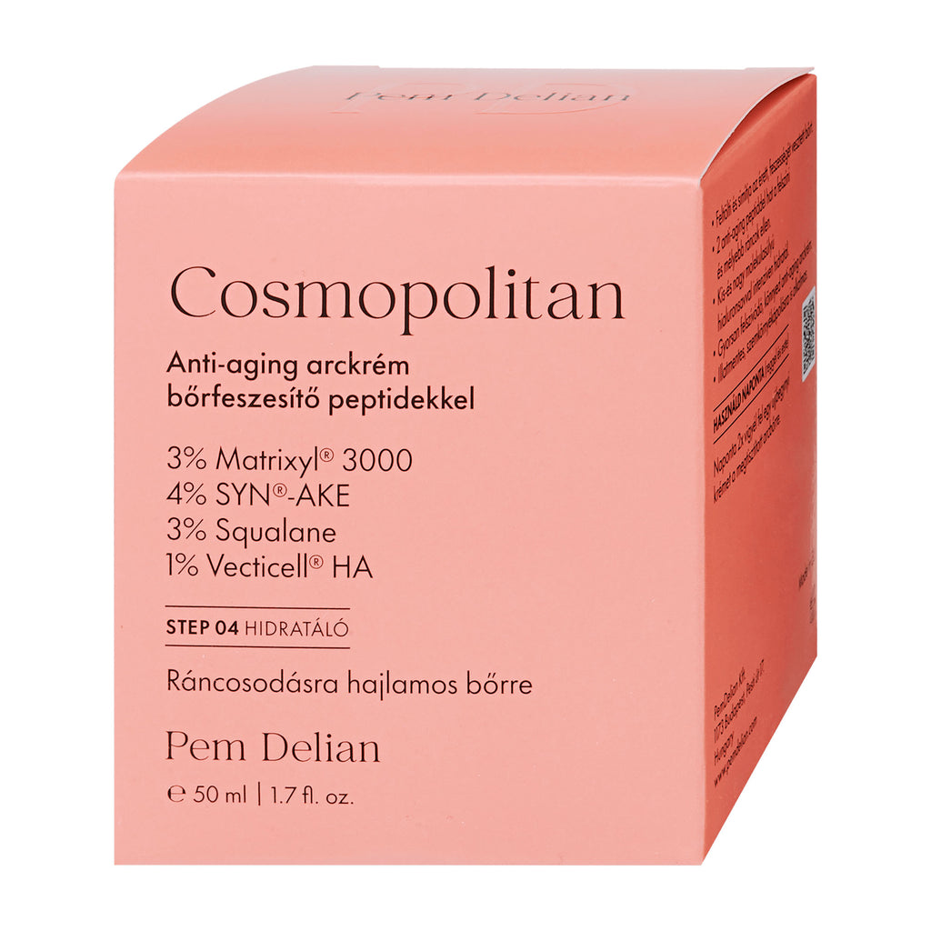 Pem Delian Cosmopolitan anti-aging face cream with skin-firming peptides, 50 mL