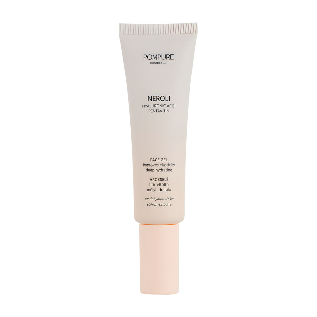 POMPURE Face Gel with Hyaluronic Acid & Pentavitin NEROLI, 50 mL