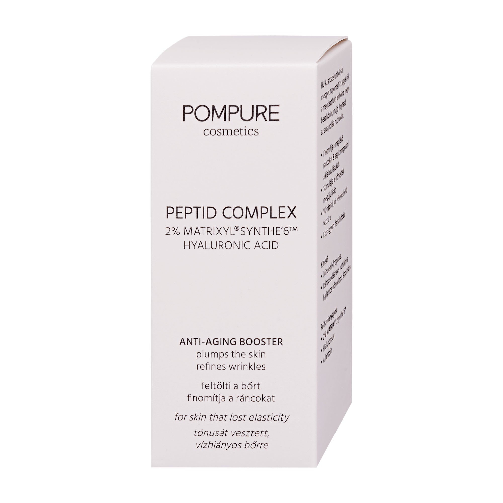 Pompure Peptid Complex Anti-Aging Booster packaging on a white background
