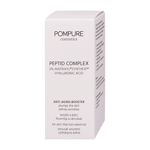 Pompure Peptid Complex Anti-Aging Booster packaging on a white background