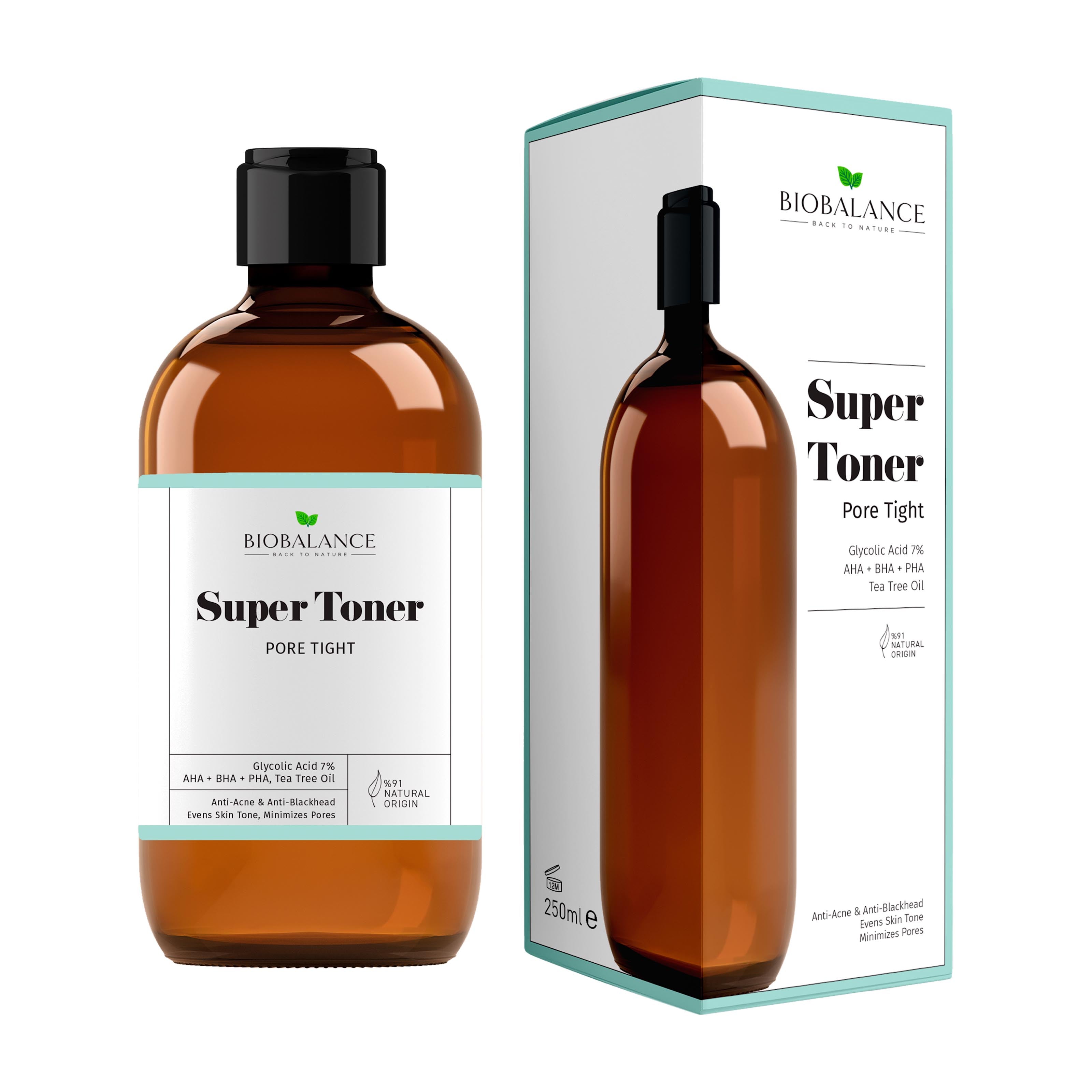 BioBalance Super Toner bottle and packaging on a white background