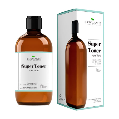 BioBalance Super Toner bottle and packaging on a white background