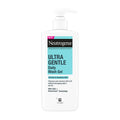 Neutrogena Ultra Gentle Daily Wash Gel pump bottle on a white background