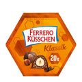 Ferrero Küsschen Classic pralines box with hexagonal design on a white background