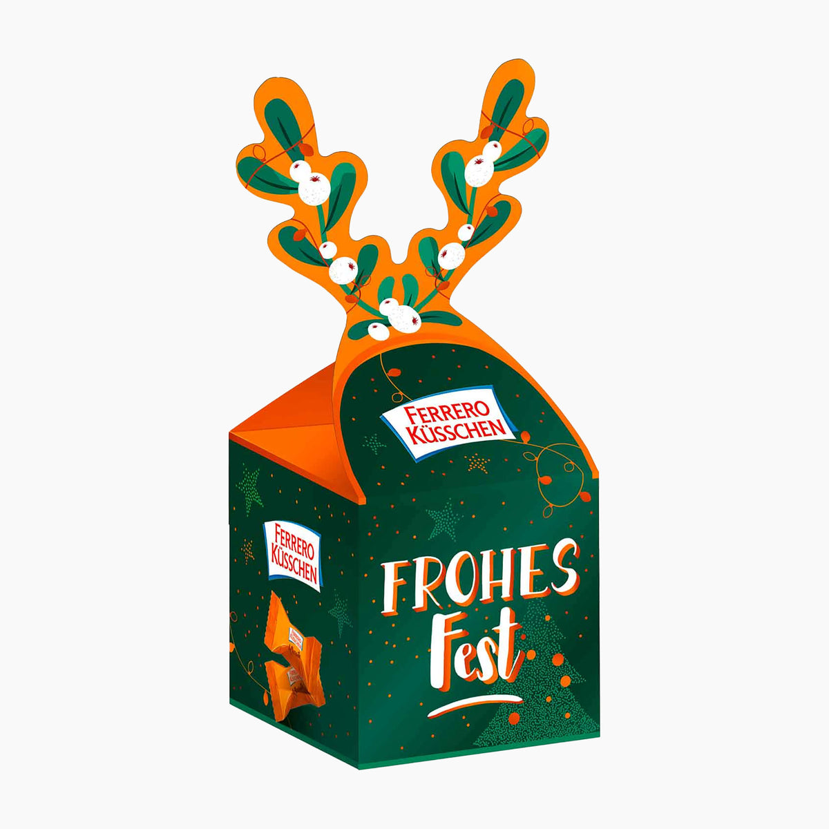 Ferrero Küsschen Rentier Geschenkpackung, 89 g