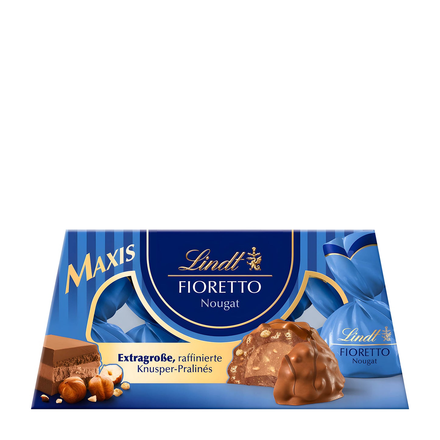 Lindt Fioretto Nougat Maxis Milchschokoladenhäppchen, 138 g