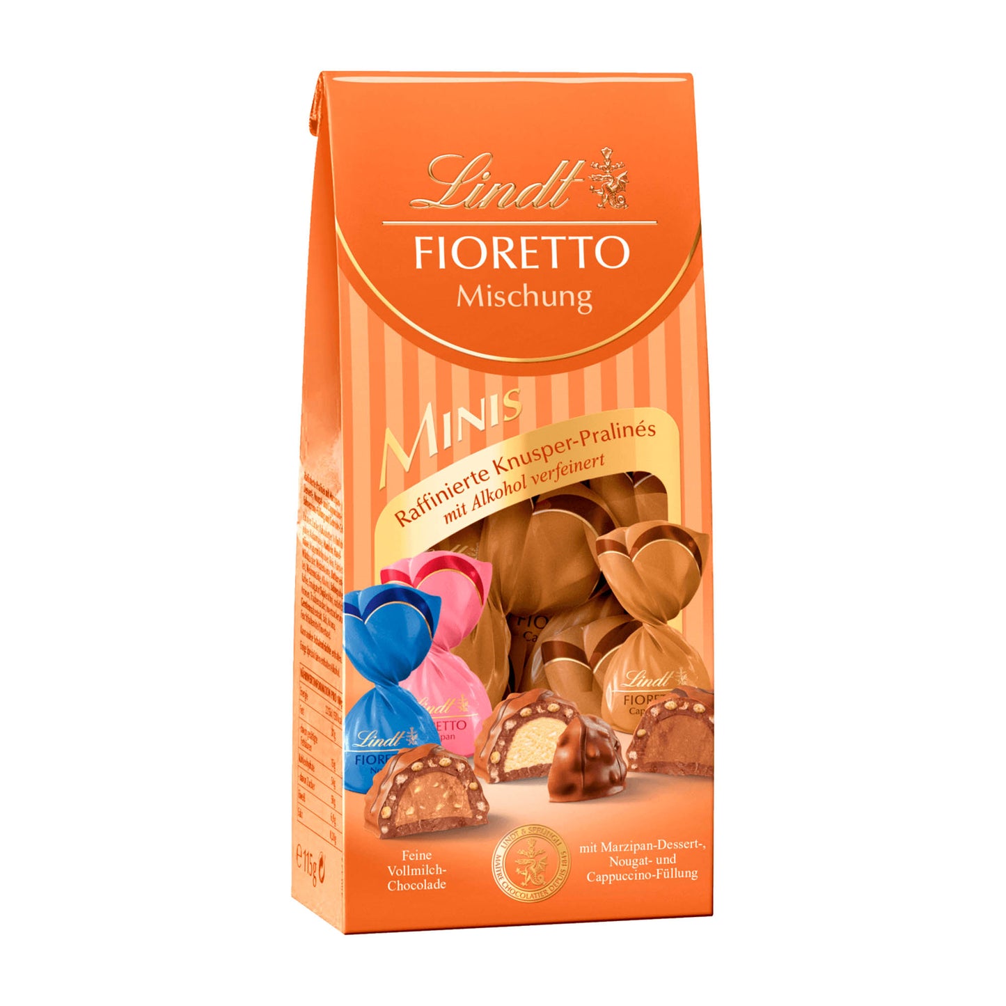 Lindt Fioretto Mix Minis Milchschokoladenhäppchen, 115 g