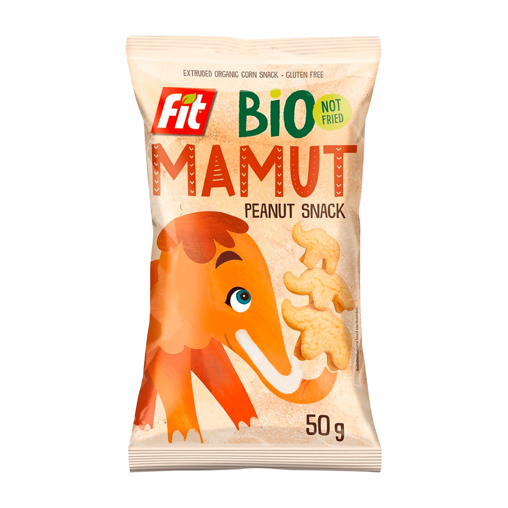 Fit Collation aux cacahuètes bio Mammoth, 50 g