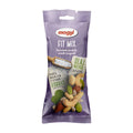 Packaging of Mogyi Fit Mix which includes nuts and seeds such as peanuts, almonds, cashews, pumpkin seeds, and sunflower seeds.