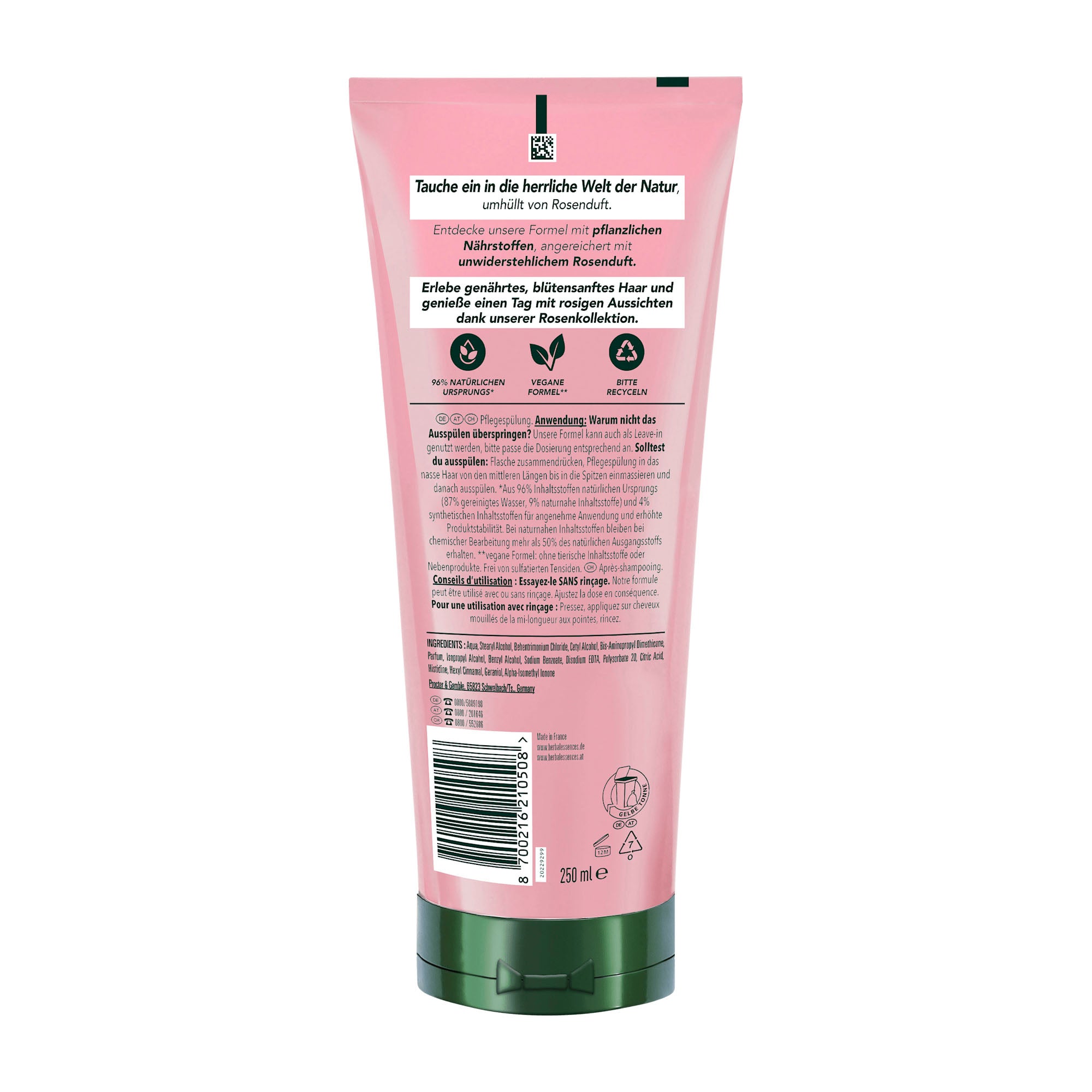 Herbal Essences Blütensanft Rosenduft Conditioner, 250 ml