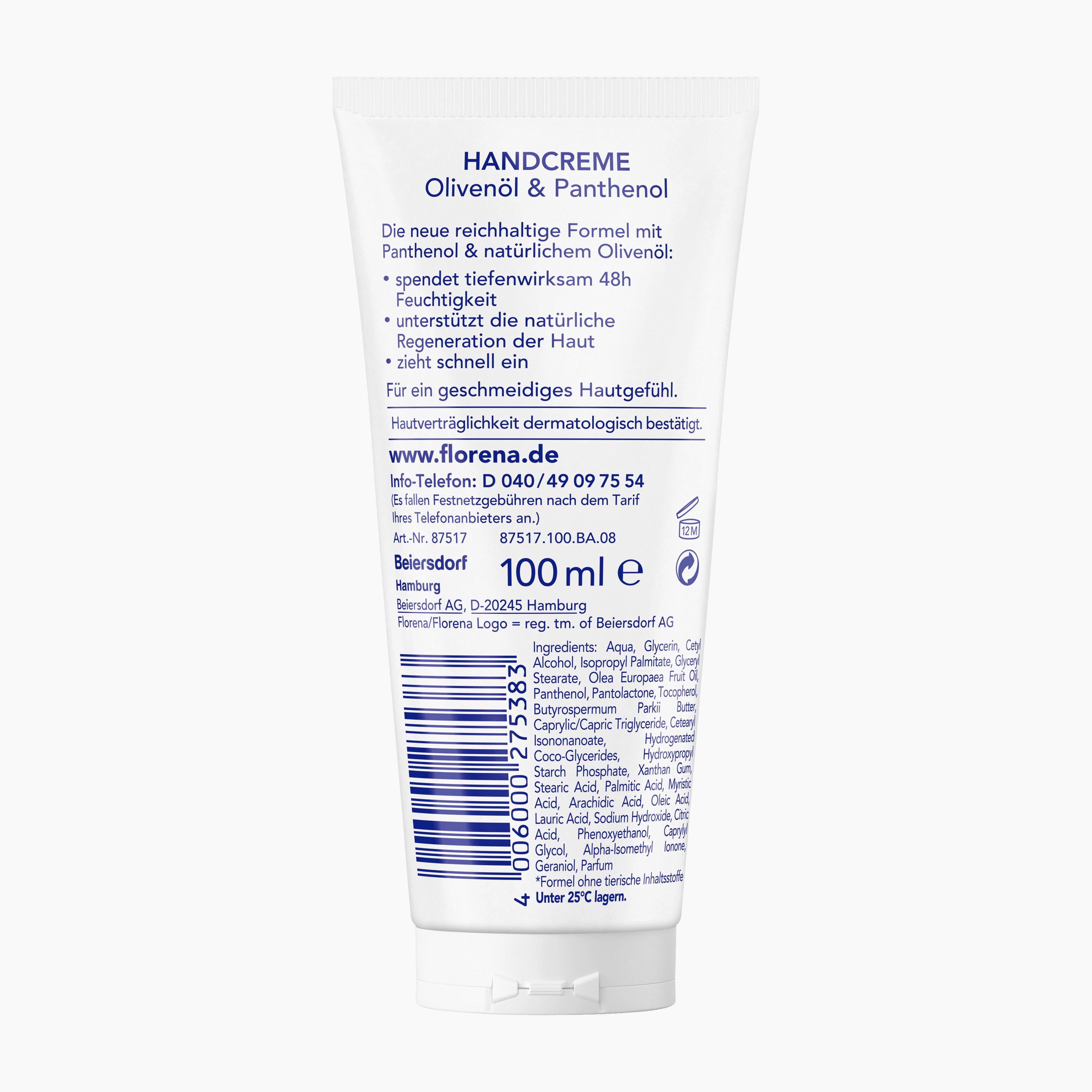 Florena Crema mani Intensive Care all'olio d'oliva, 100 ml