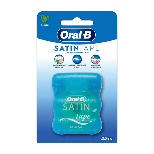 Oral-B Satin Tape mint dental floss, 25 m