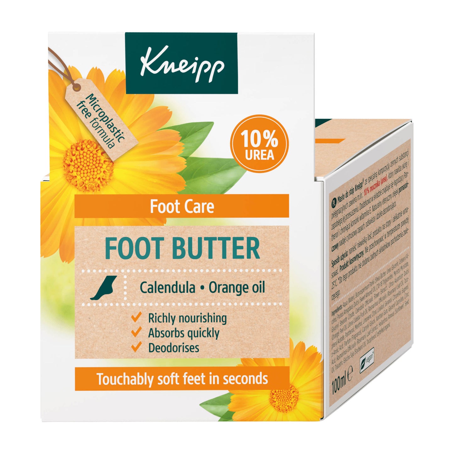 Kneipp Calendula & Orange Oil foot butter, 100 mL