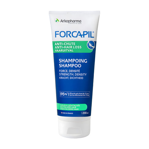 Forcapil Anti-Hair Loss shampoo bottle on a white background
