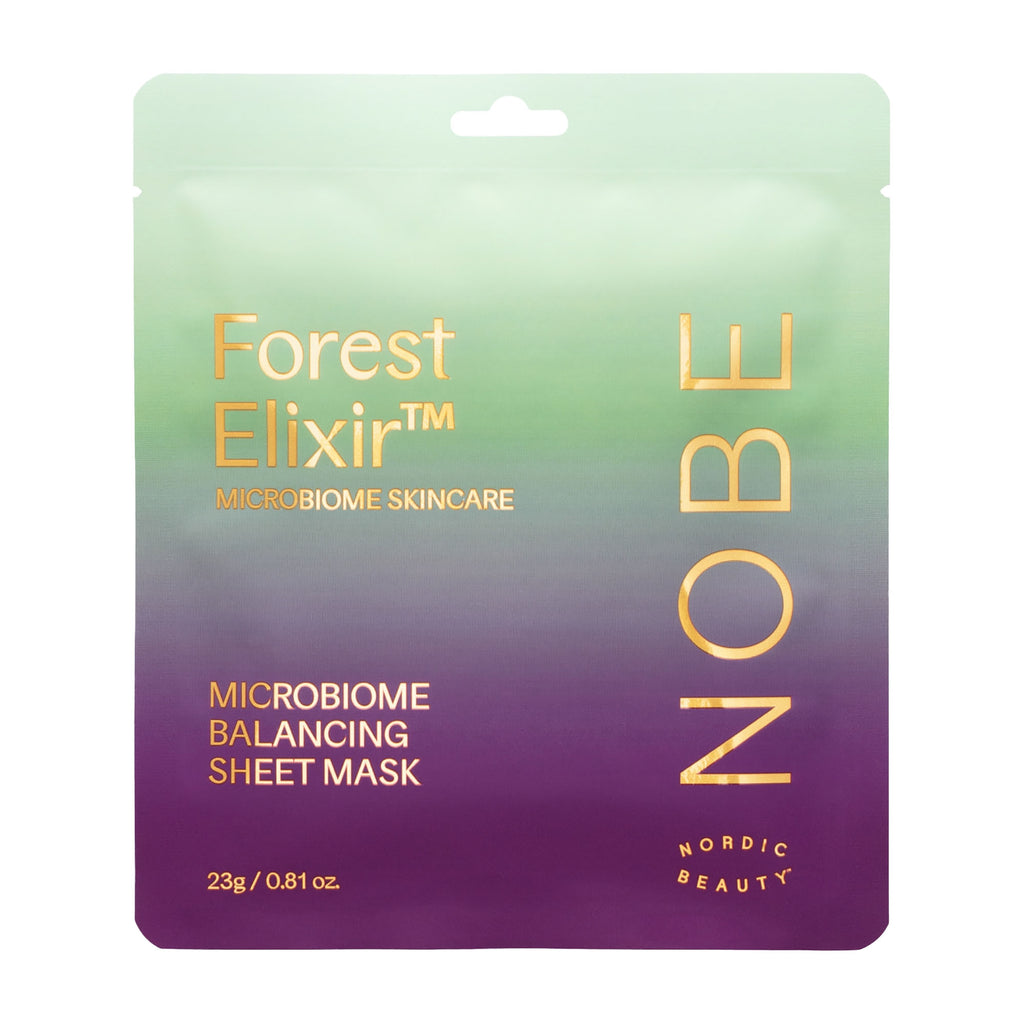 NOBE Masque en tissu équilibrant le microbiome Forest Elixir, 1 unité