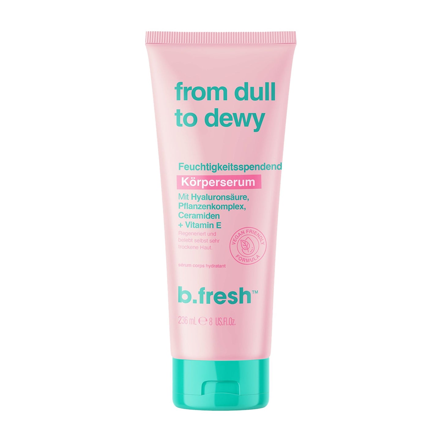 b.fresh from dull to dewy hydrating body serum, 236 mL