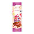 Lindt Frozen Yoghurt Wildberry milk chocolate bar packaging on a white background