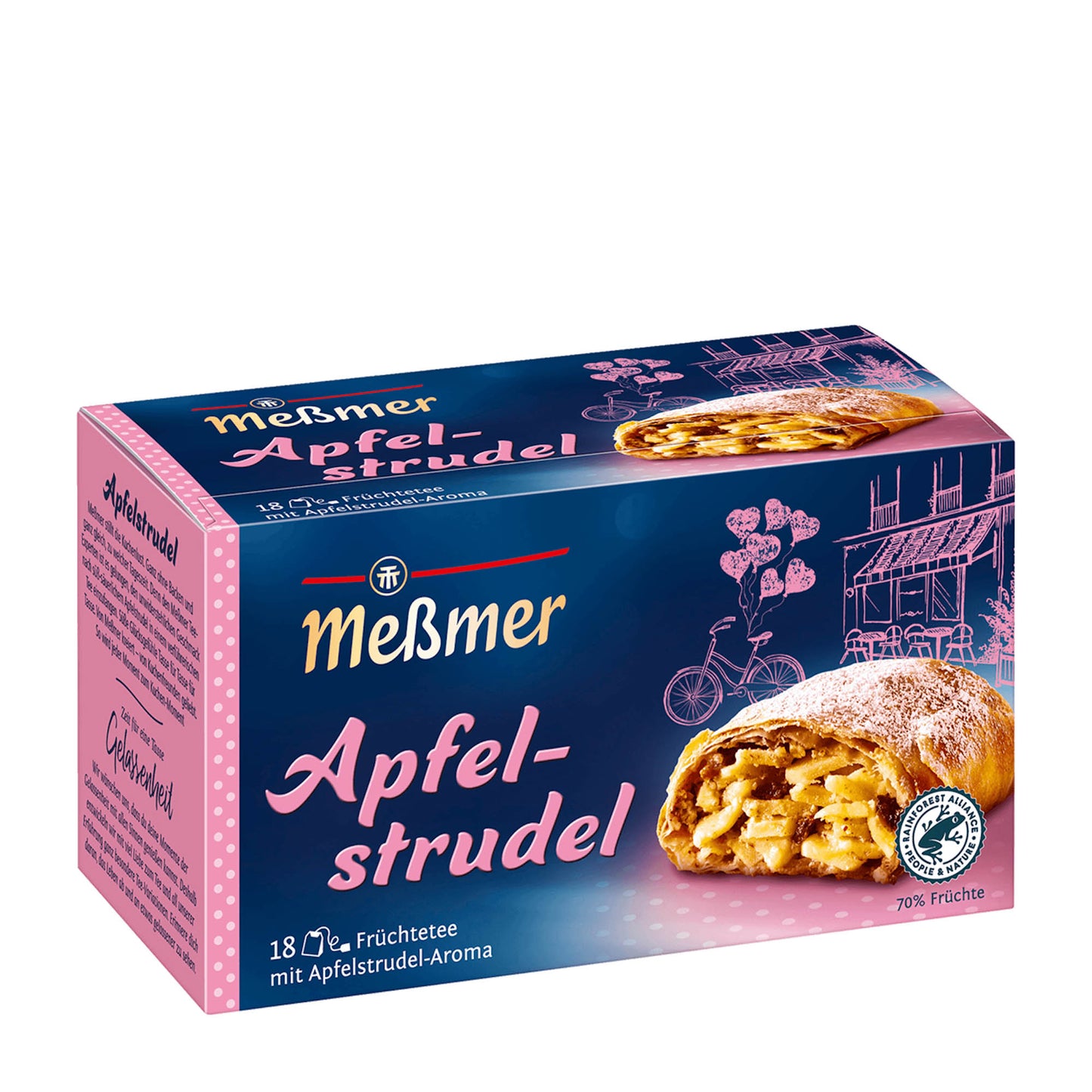 Meßmer Apfelstrudel Früchtetee, 18 Stück