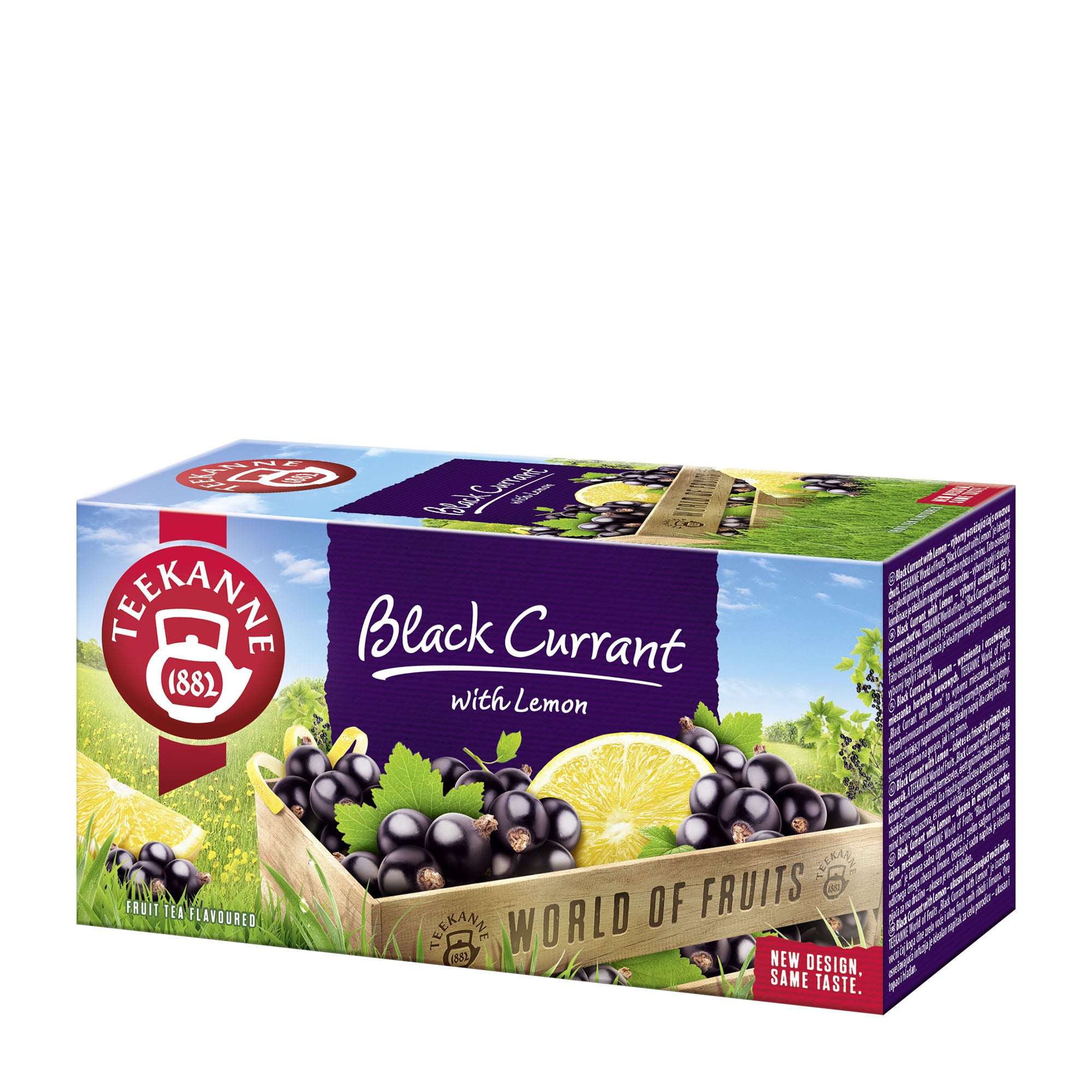 Teekanne Thé aux fruits Cassis et Citron, 20 unités