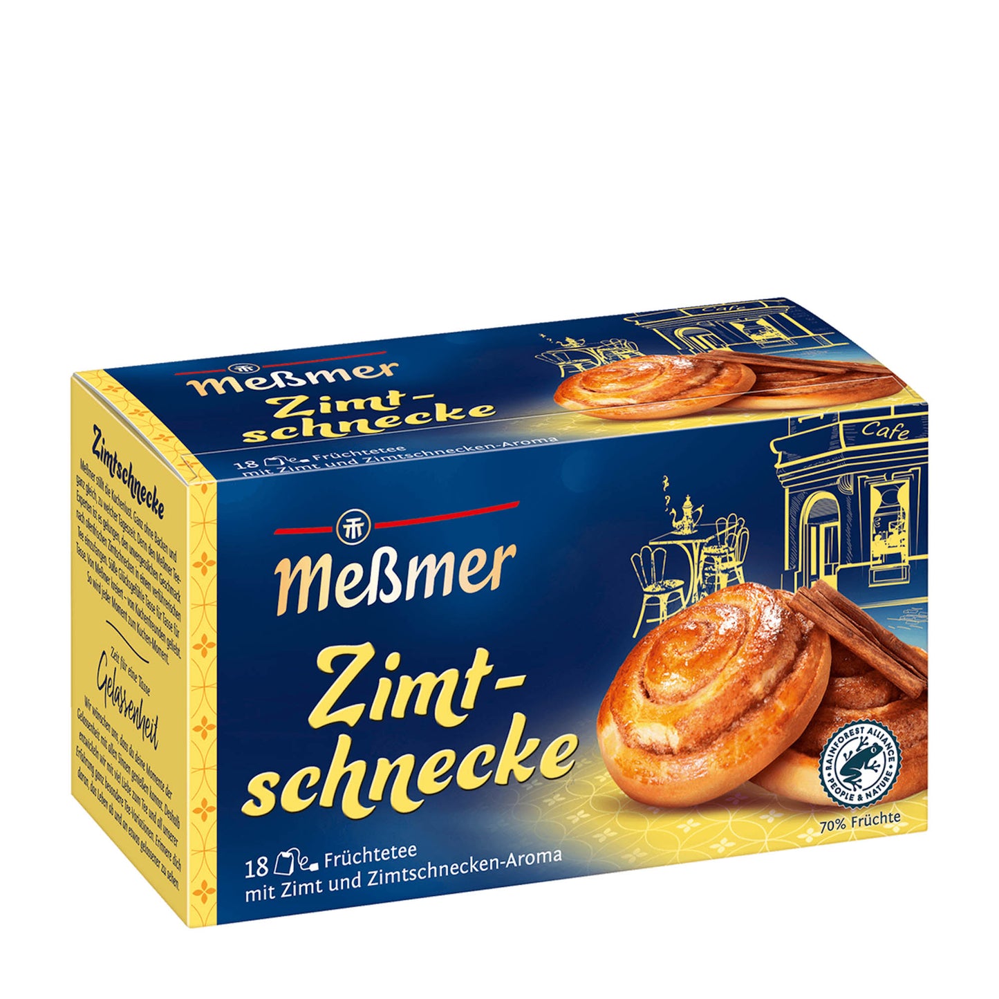 Meßmer Zimtschnecken Früchtetee, 18 Stück