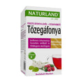 Naturland Cranberry & Blueberry Leaf & Yarrow fruit tea box on a white background