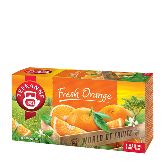 Teekanne Fresh Orange fruit tea, 20 Count