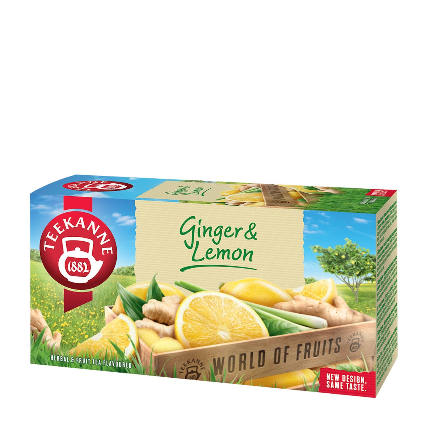 Teekanne Ginger & Lemon fruit & herbal tea, 20 Count