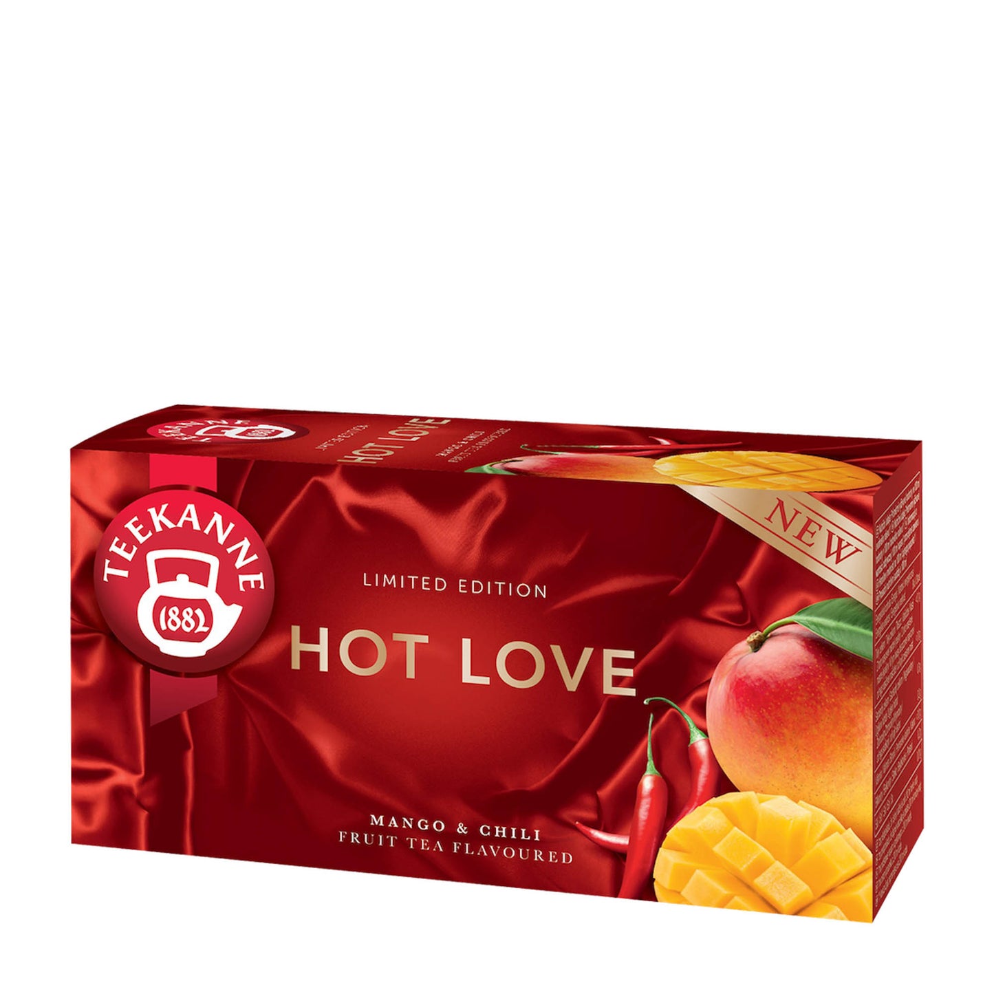 Teekanne Hot Love mango & chili fruit tea, 20 Count