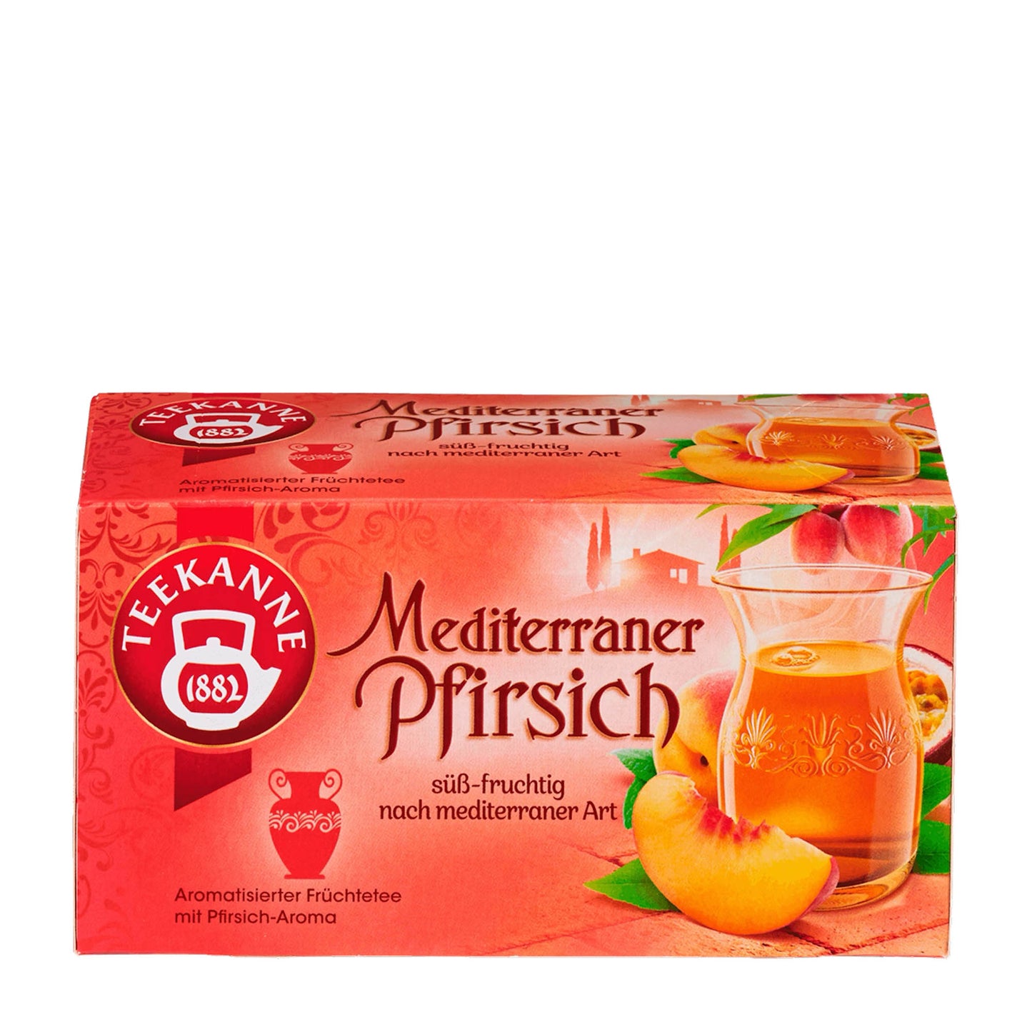 Teekanne Mediterranean Peach fruit tea, 20 Count