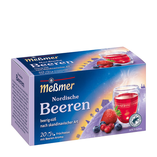 Messmer Nordic Berries fruit tea, 20 Count