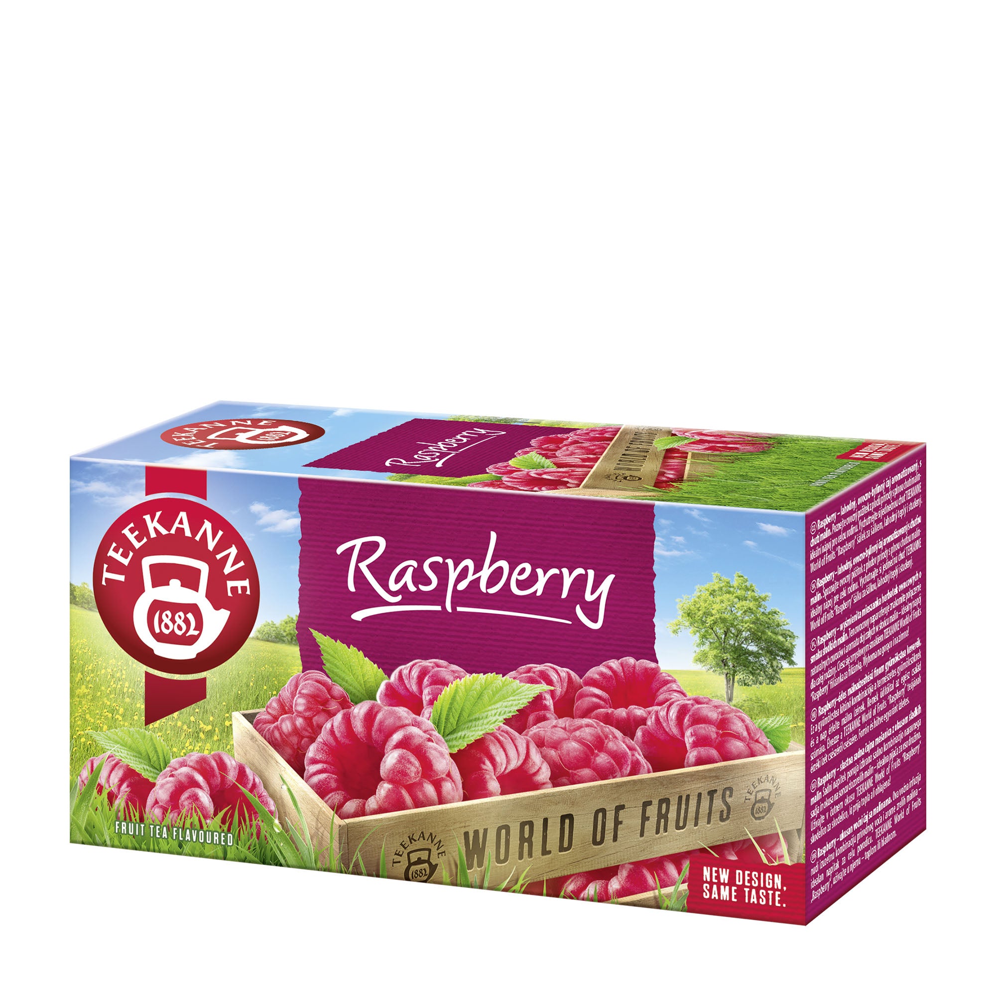 Teekanne Raspberry fruit tea, 20 Count