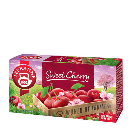 Teekanne Sweet Cherry fruit tea, 20 Count