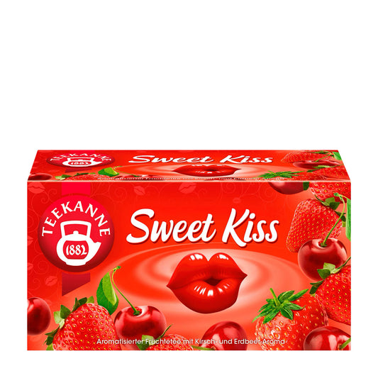 Teekanne Sweet Kiss cherry & strawberry fruit tea, 20 Count