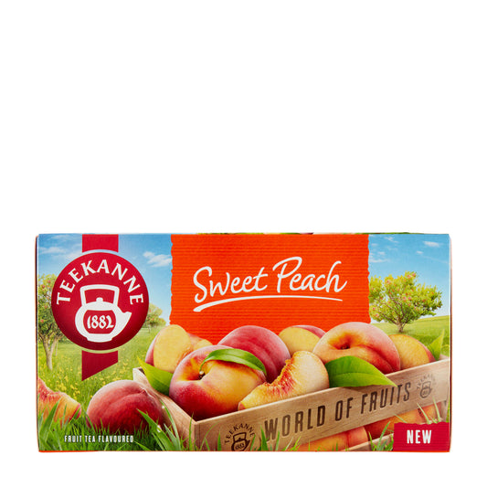 Teekanne Sweet Peach fruit tea, 20 Count