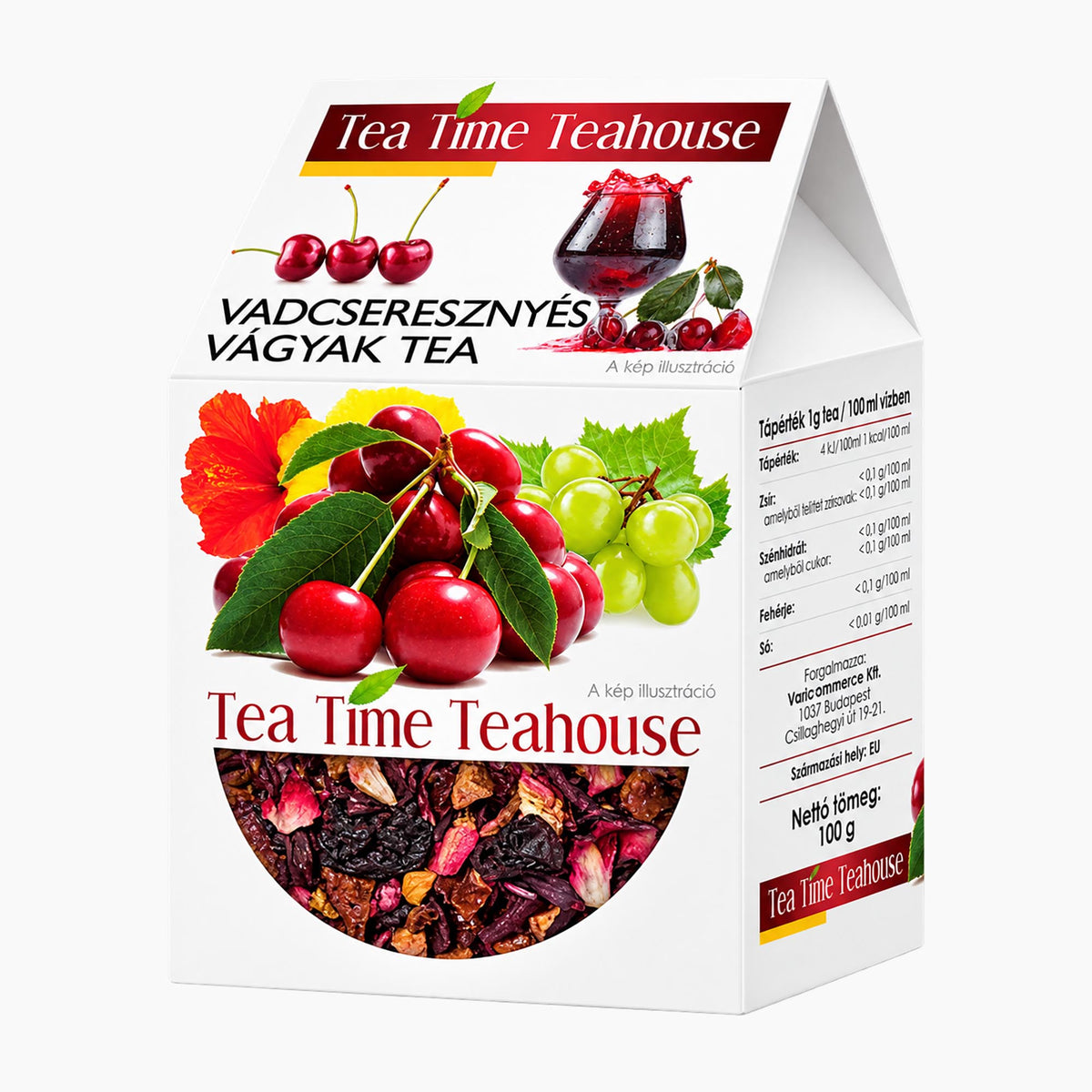 Tea Time Teahouse Früchtetee Wilde Kirschträume, 100 g
